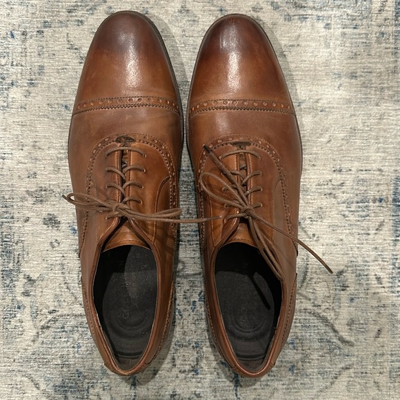 Cole Haan Hamilton Grand Cap Oxford British Tan - Size 11 Cole Haan Hamilton Grand Mens Plain Toe Oxford 8.5 M British  main image 2